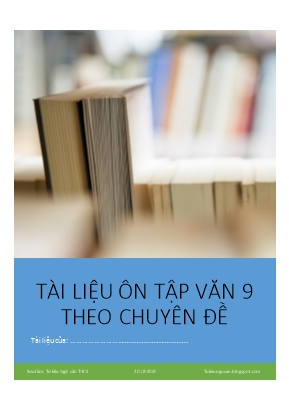 Tài liệu dạy học sinh Lớp 9 đạt chuẩn kiến thức kỹ năng môn Ngữ văn